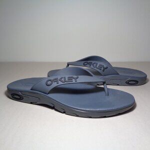 Oakley Size 13 M / B1B / Grey / Flip Flop Sandals / New Men's Shoes